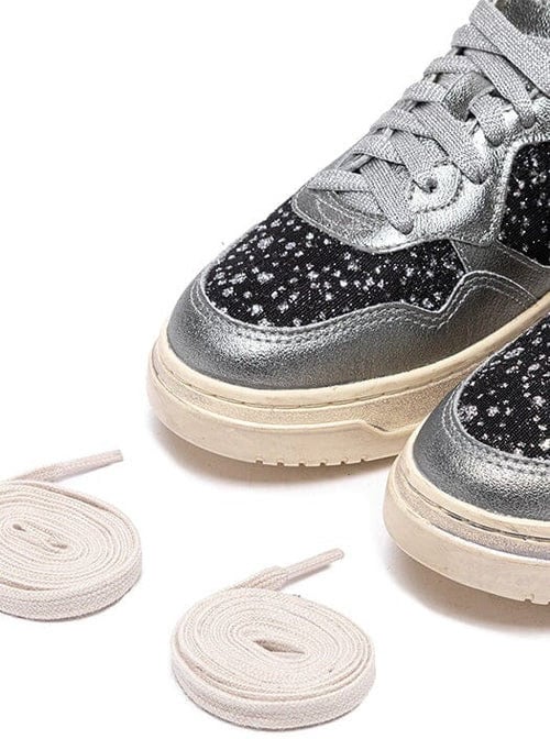 Autry Sneakers Black/Steel Zilver