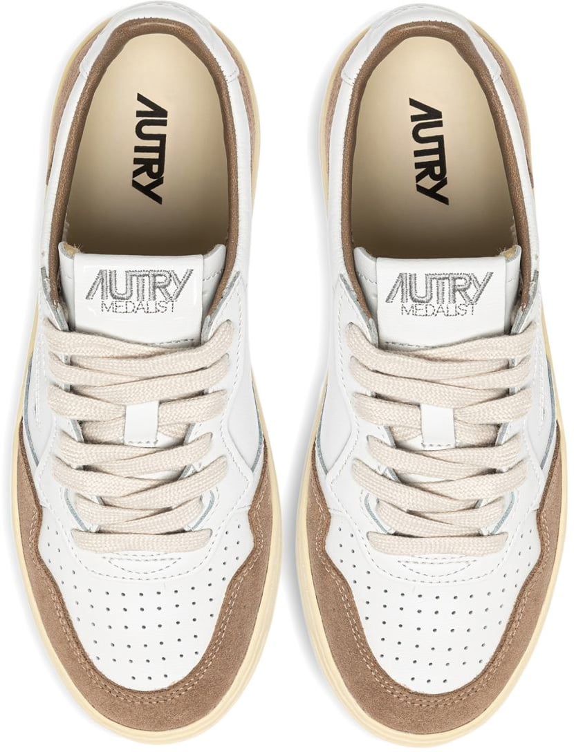 Autry Sneakers Marrone Chiaro Bruin