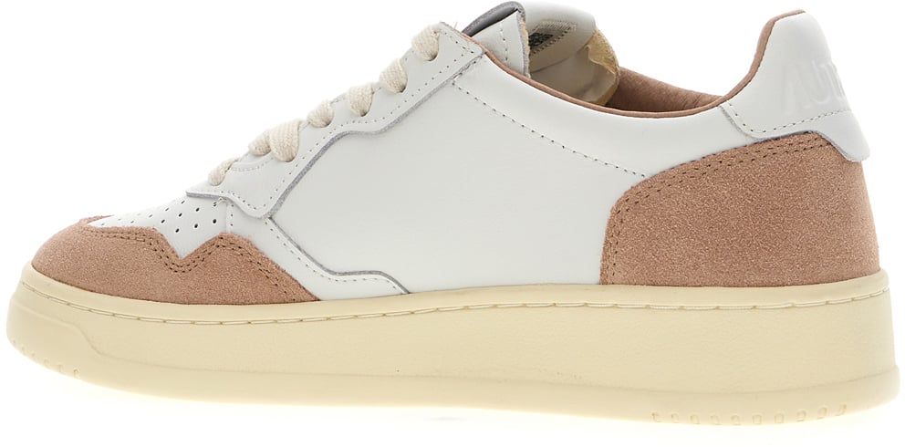 Autry Autry Two-tone leather and fabric Medalist sneakers Divers