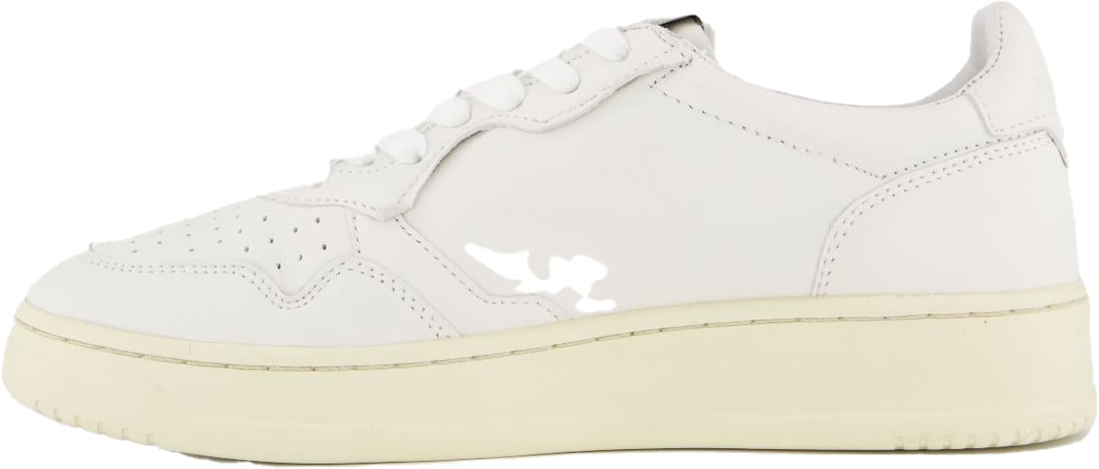 Autry Dames 01 Low Goat Wit Wit