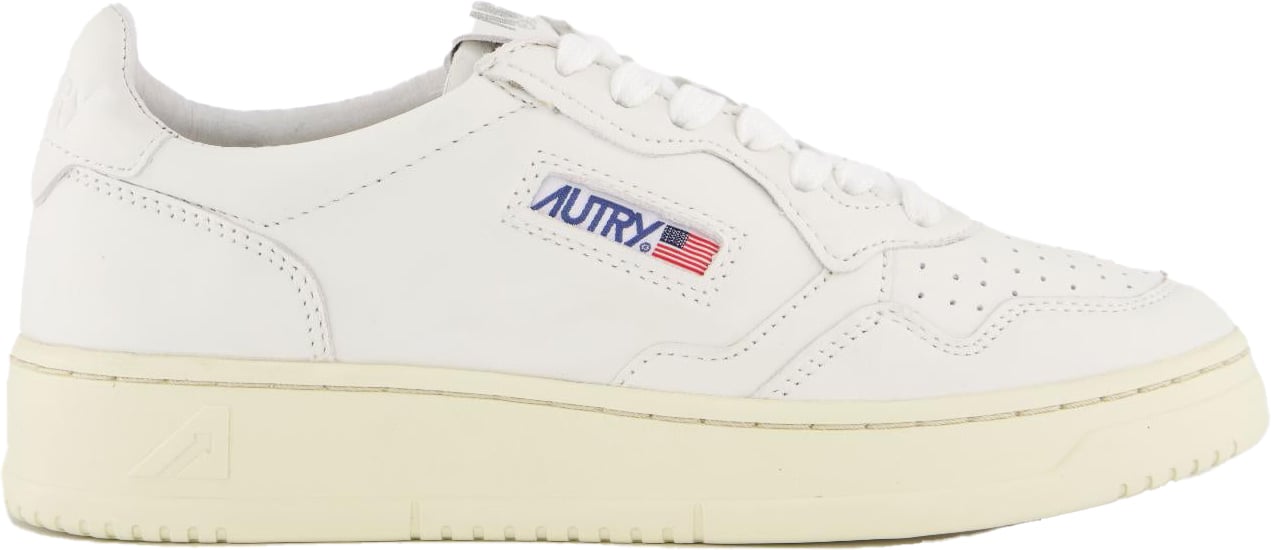 Autry Dames 01 Low Goat Wit Wit