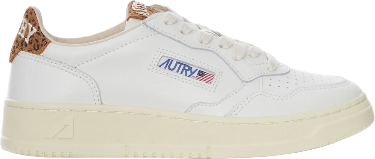 Autry Sneakers Wht/Leoprint Wit