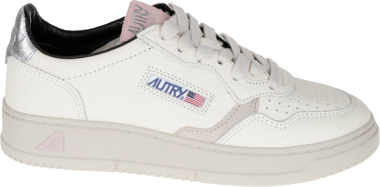 Autry Flat Shoes Silver Wit
