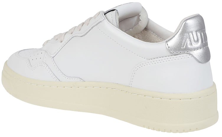 Autry Medalist Leather Sneakers Wit