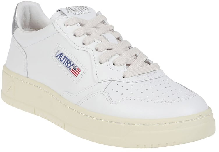 Autry Medalist Leather Sneakers Wit