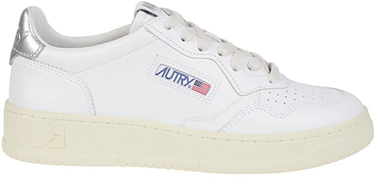 Autry Medalist Leather Sneakers Wit