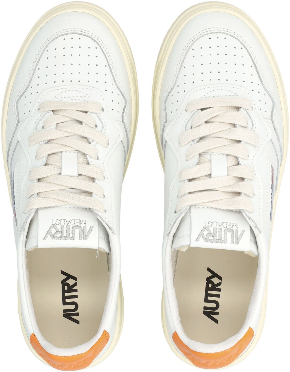 Autry Medalist White Orange Oranje