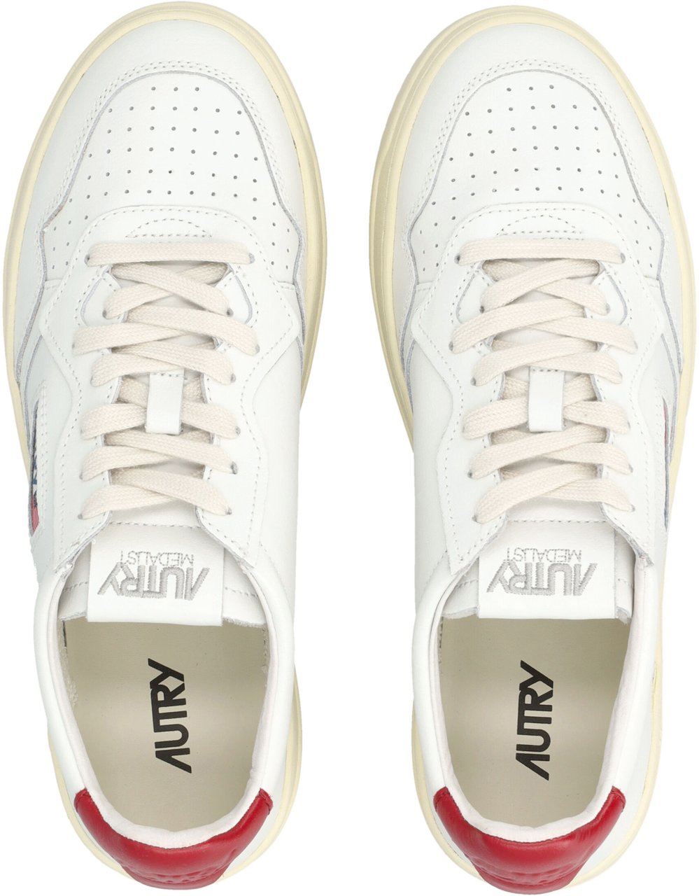 Autry Sneakers Red Wit