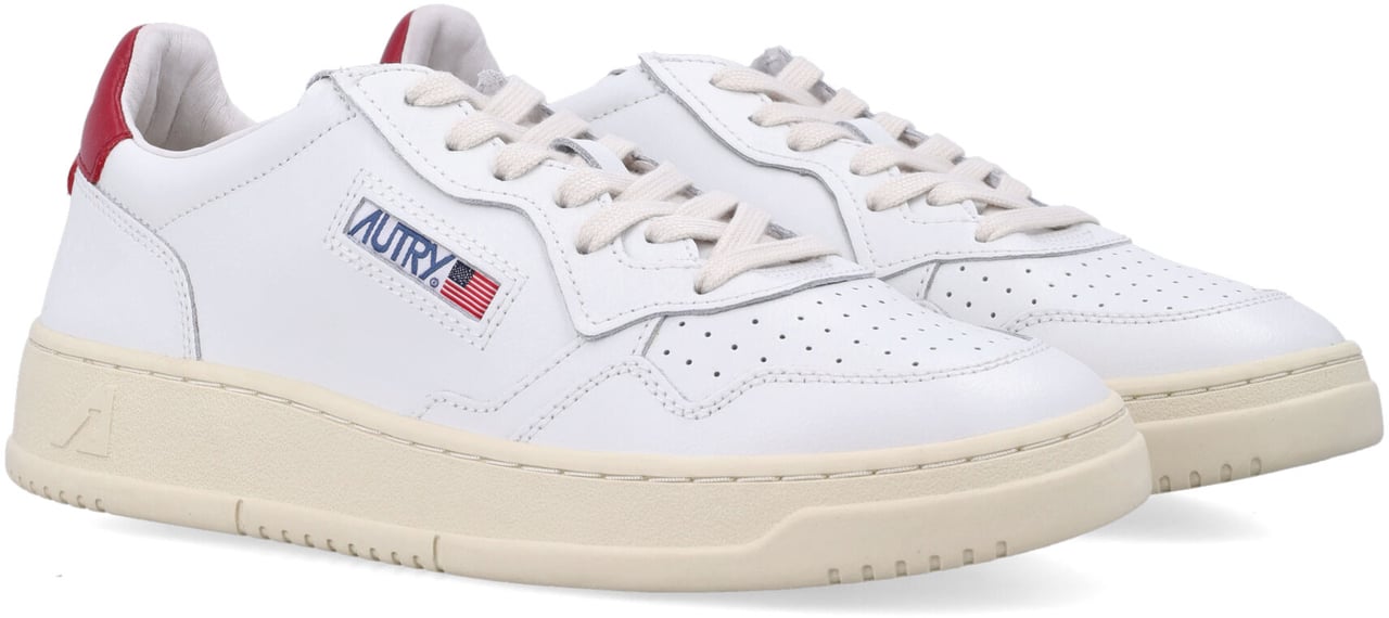Autry Sneakers Red Wit