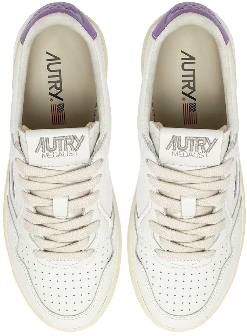 Autry AUTRY Medalist Leather Sneakers Wit