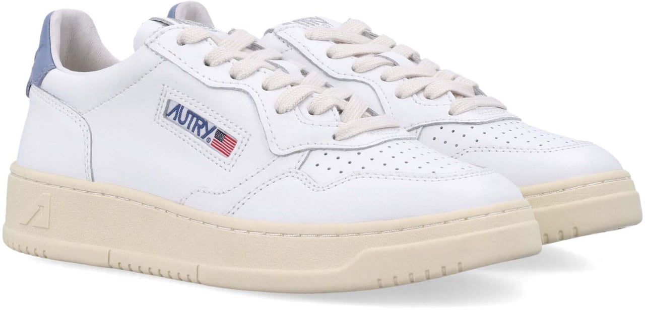 Autry Medalist Low White Tempest Wit