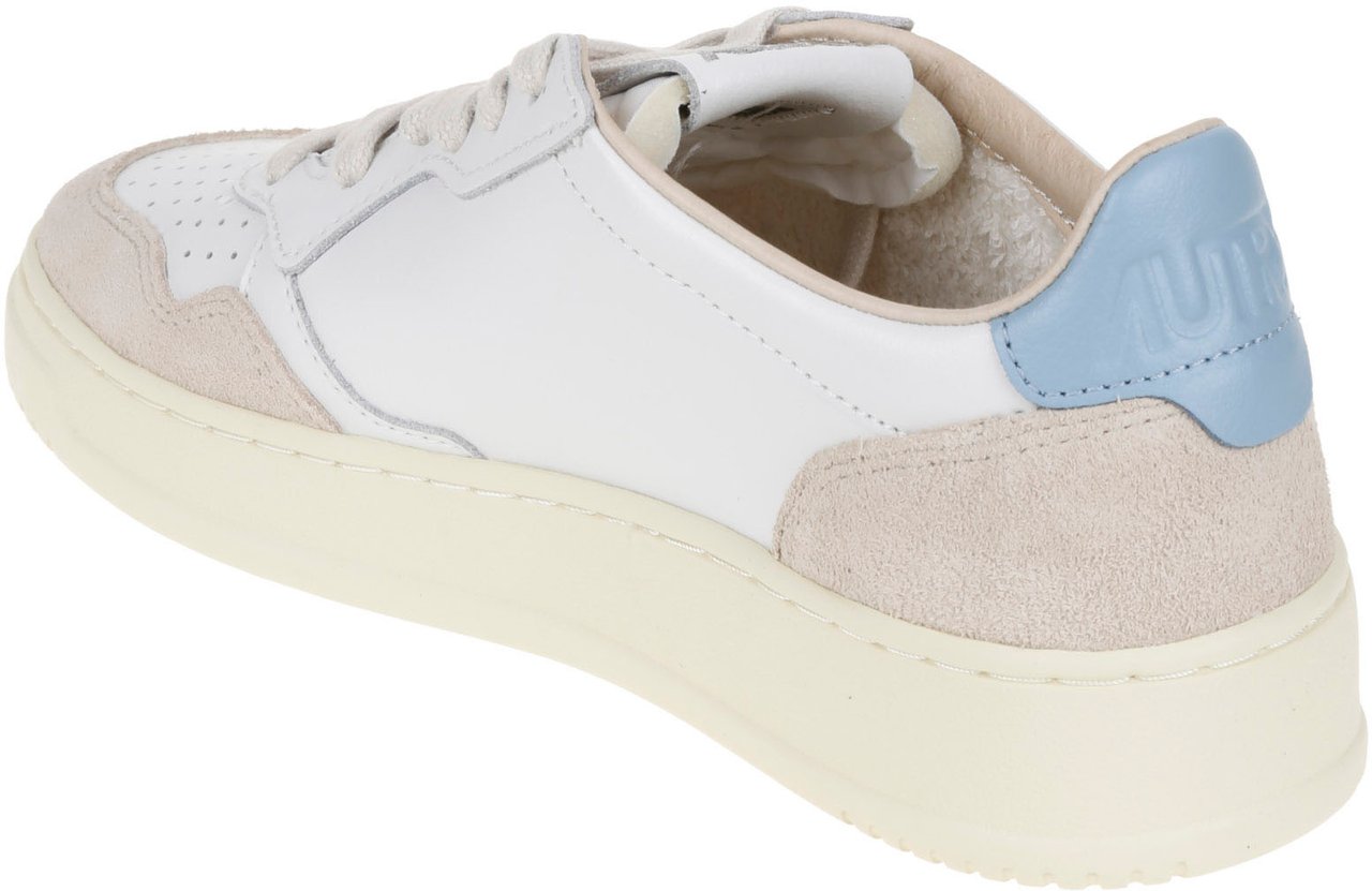 Autry Flat Shoes Light Blue Wit