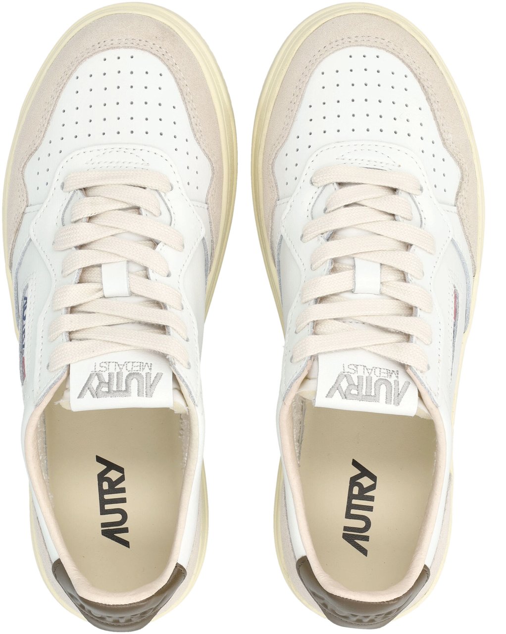 Autry Medalist White Teak Wit