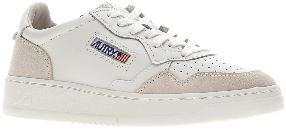 Autry White leather Medalist sneakers Wit