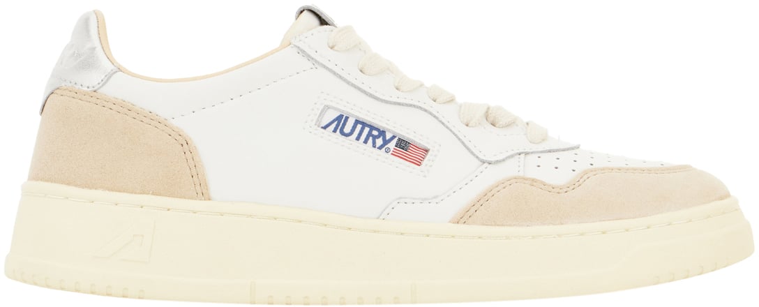 Autry Autry White leather sneakers Wit