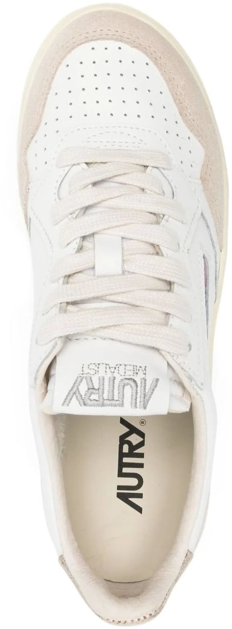 Autry Sneakers Wht/Gold Wit