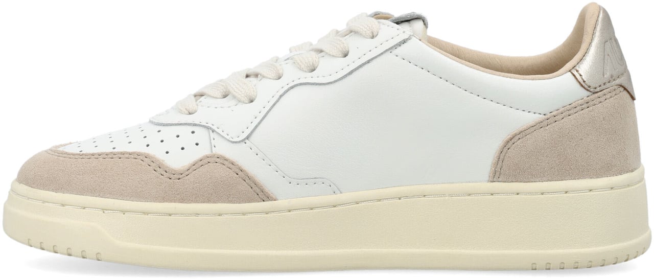 Autry Medalist Low Wht Gold Wit