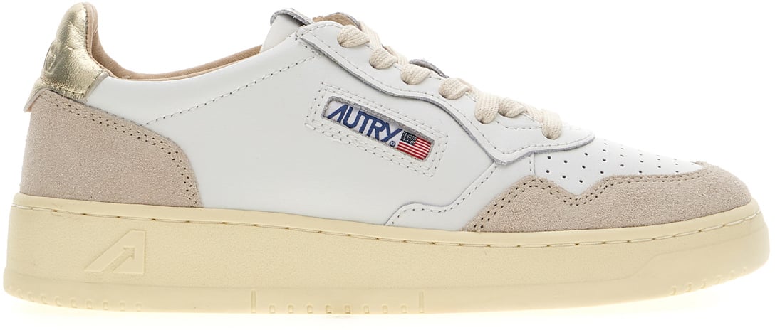 Autry Autry White leather Medalist sneakers Wit