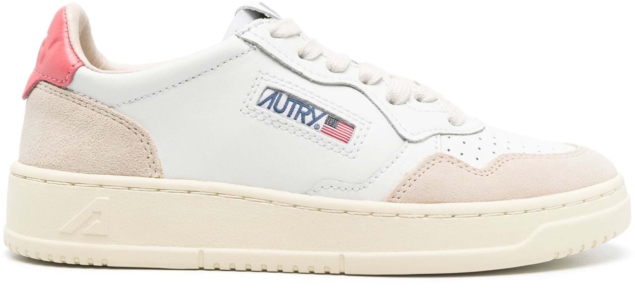 Autry Sneakers Whitetearose Wit