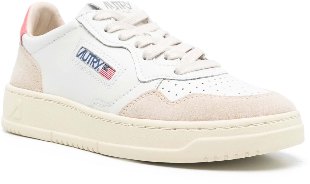 Autry Sneakers Whitetearose Wit