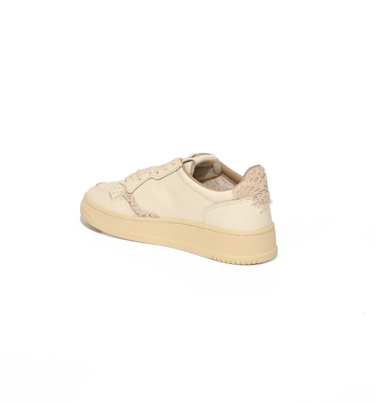 Autry Sneakers Lea/Macrame Mrsh/Ecru Wit