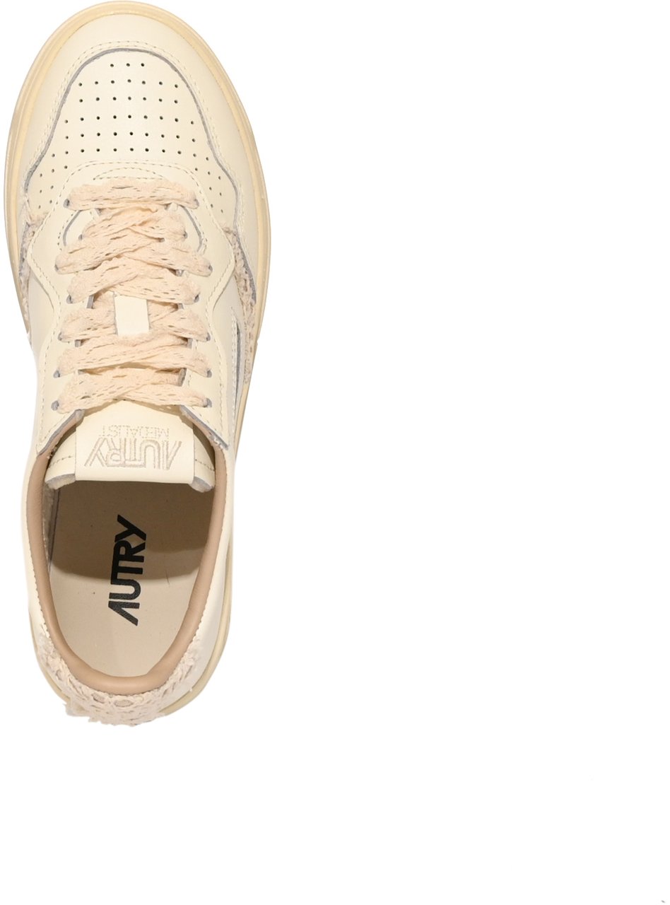 Autry Sneakers Lea/Macrame Mrsh/Ecru Wit