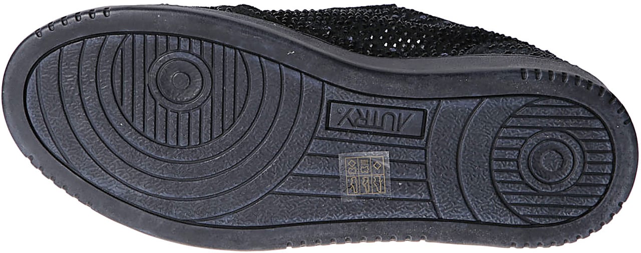 Autry Rose` Collection Medalist Low Sneakers Black Zwart
