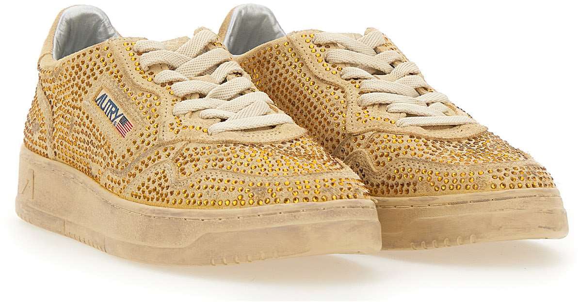 Autry Sneakers Golden Goud
