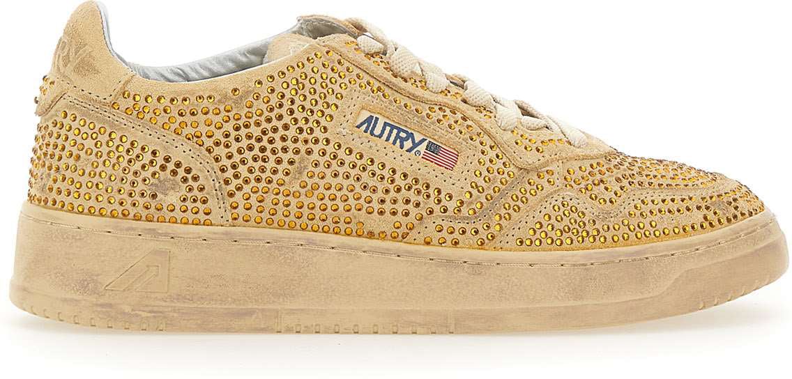 Autry Sneakers Golden Goud