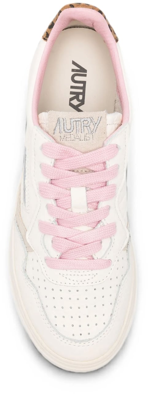 Autry Sneakers Wht/Leoprint Wit