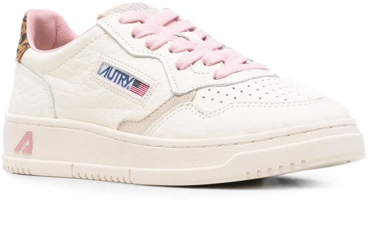 Autry Sneakers Wht/Leoprint Wit