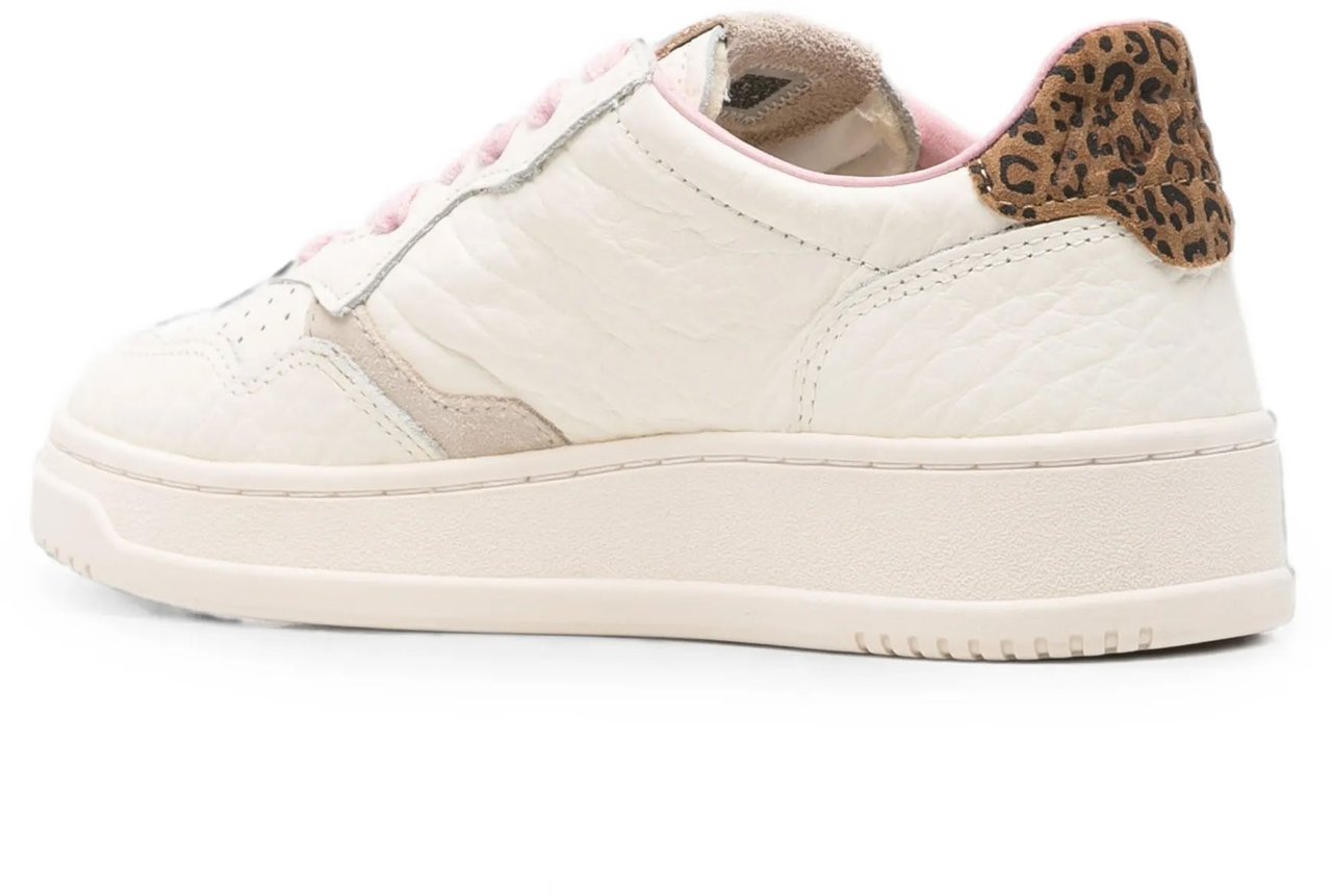 Autry Sneakers Wht/Leoprint Wit