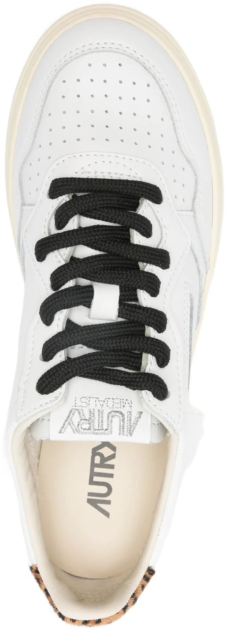 Autry Sneakers Wht/Leop Wit