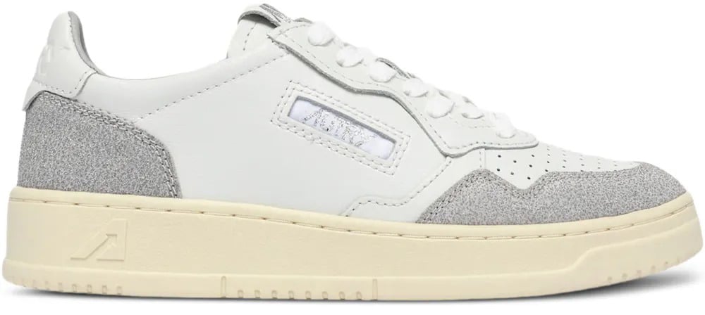 Autry basket autry medalist beige argente femme Beige