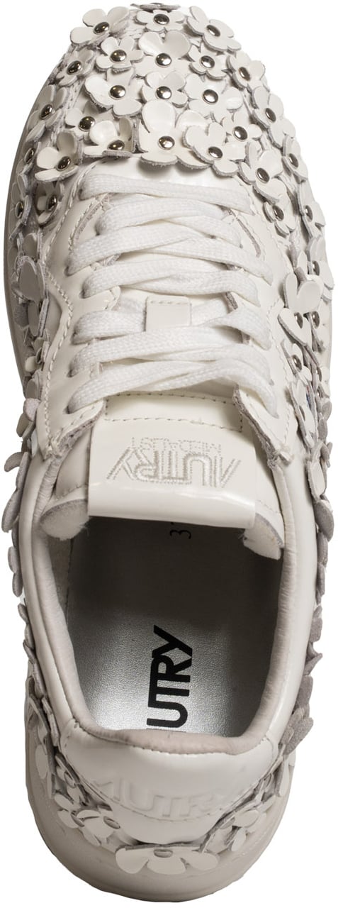 Autry Sneakers Patentflower White Wit