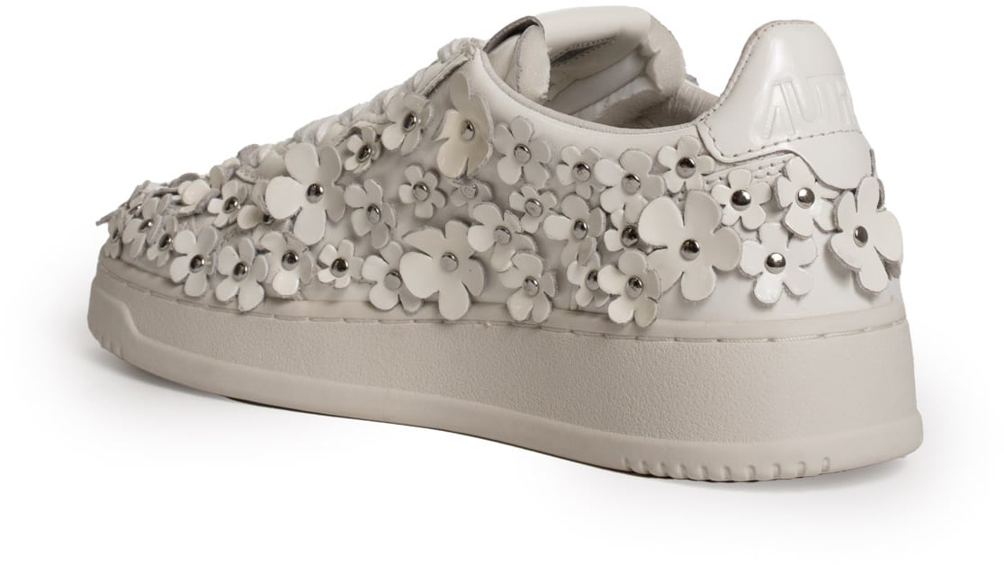 Autry Sneakers Patentflower White Wit