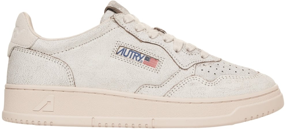 Autry Leather Sneakers 'Medalist Low' Wit