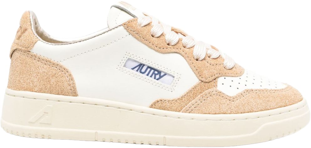 Autry Sneakers Whitebeige Beige