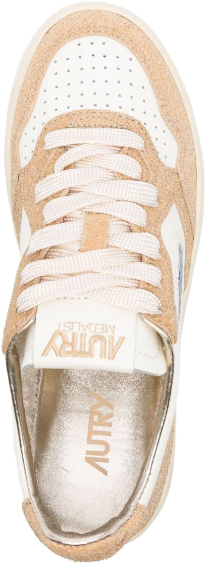Autry Sneakers Whitebeige Beige