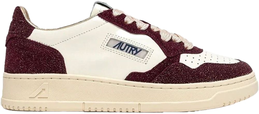 Autry Sneakers Whiteburgundy Rood