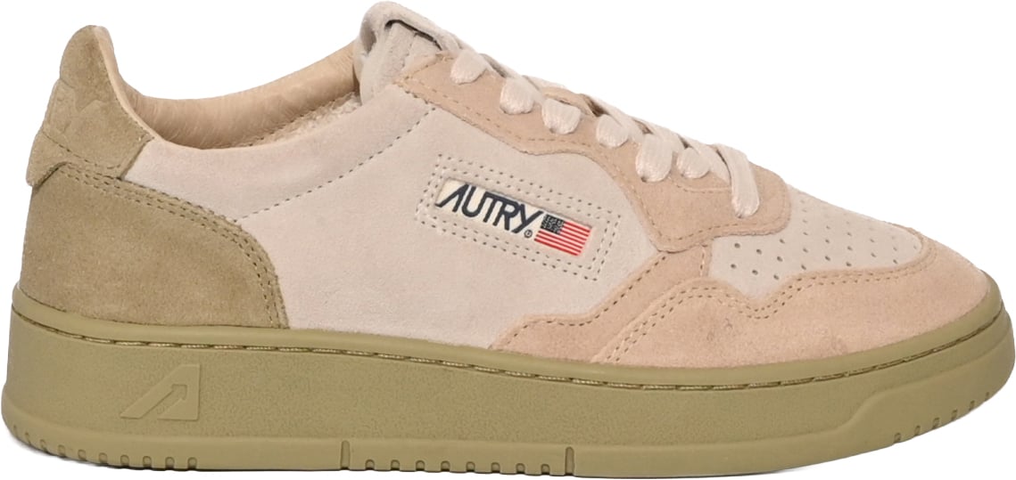 Autry Sneakers Tric/Suede Snd/Grygrn Beige
