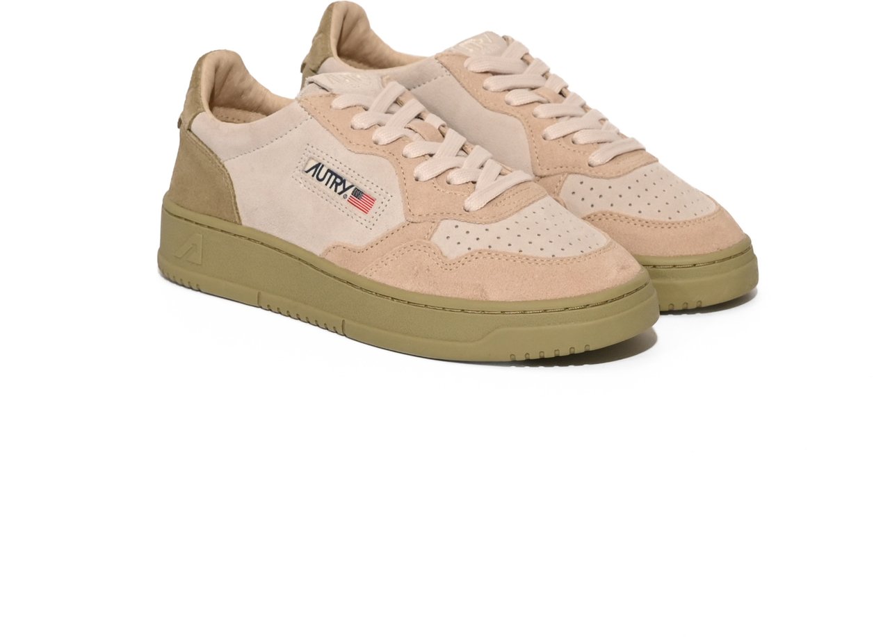 Autry Sneakers Tric/Suede Snd/Grygrn Beige