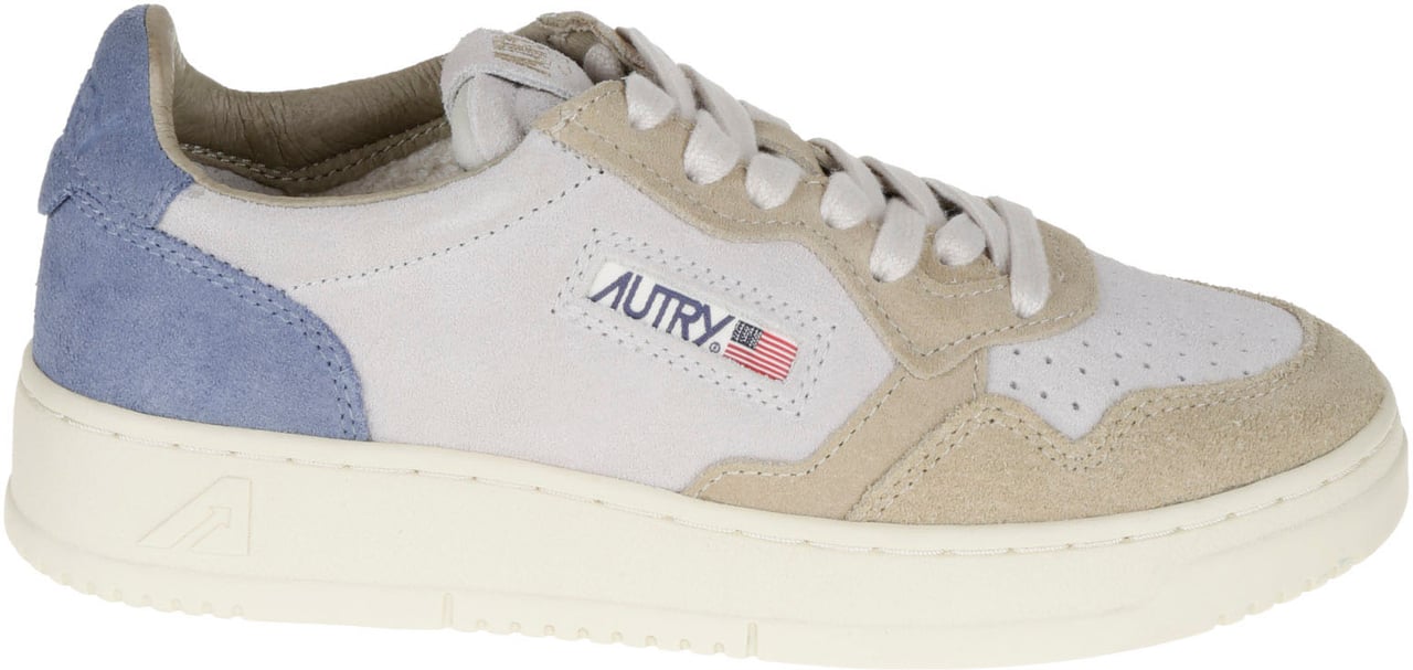 Autry Flat Shoes Light Blue Wit