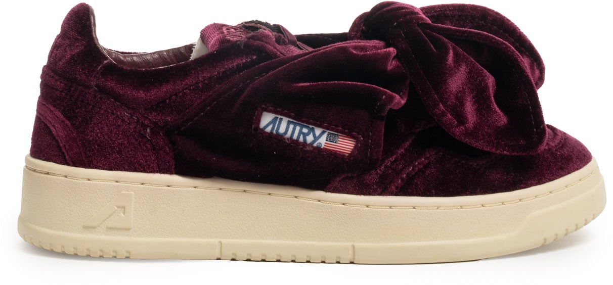 Autry Sneakers Velflake Wine Rood