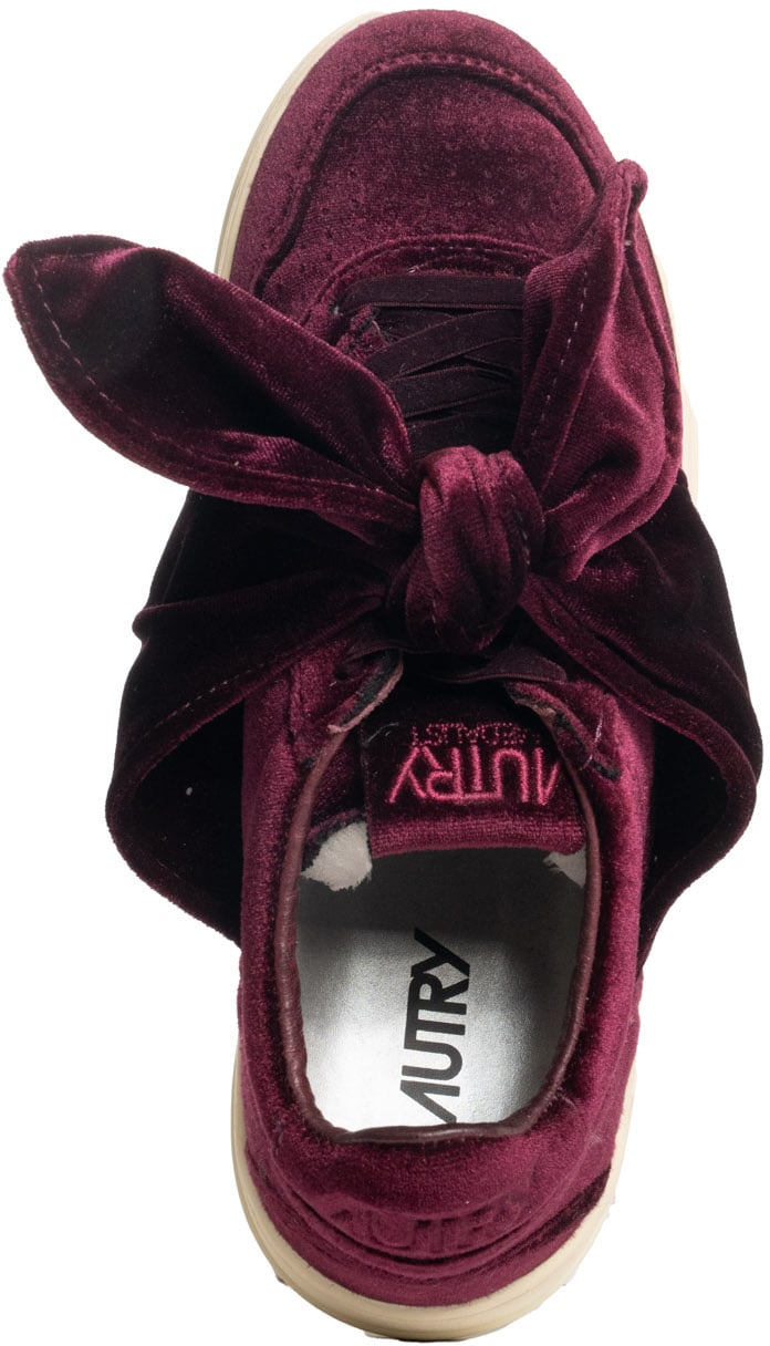 Autry Sneakers Velflake Wine Rood