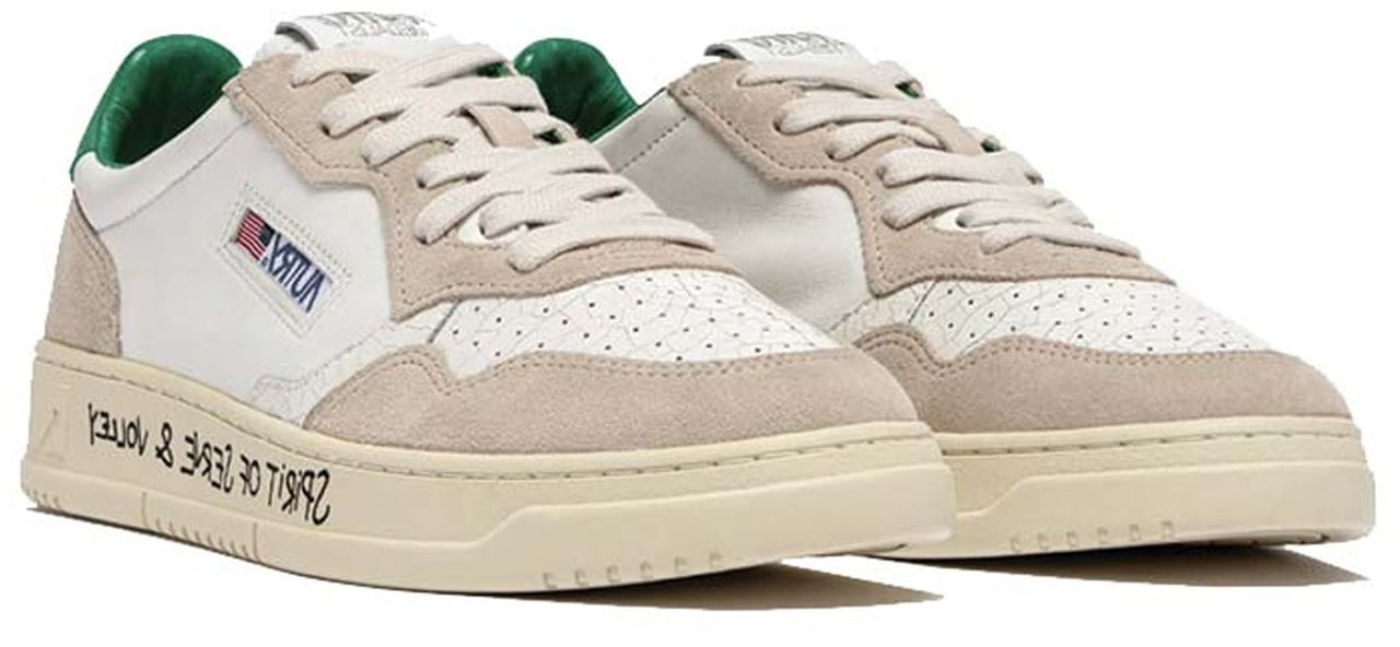 Autry Autry Medalist Leather Sneakers Wit