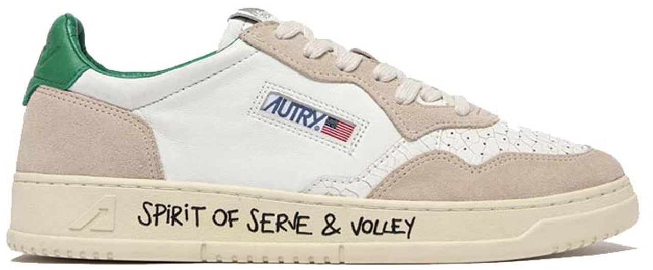 Autry Autry Medalist Leather Sneakers Wit