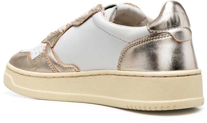 Autry Sneakers Whiteplatinum Zilver