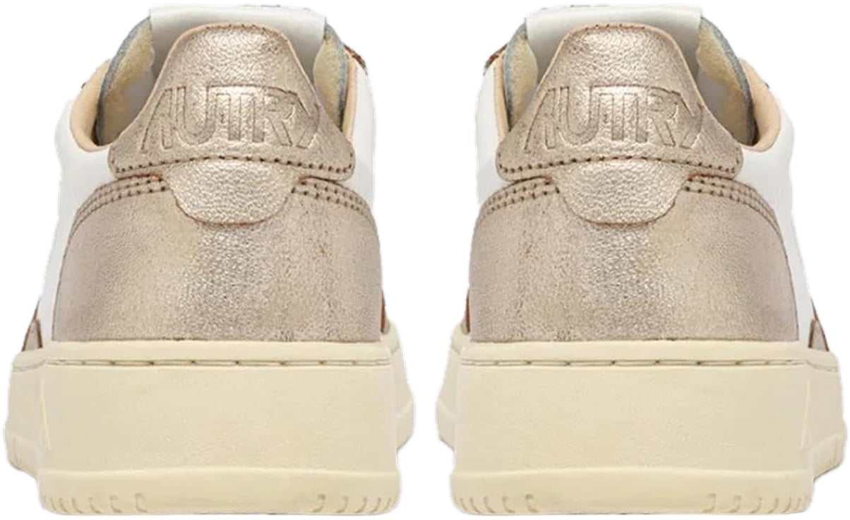 Autry Dames Medalist Low Sneaker Metallic Metallic