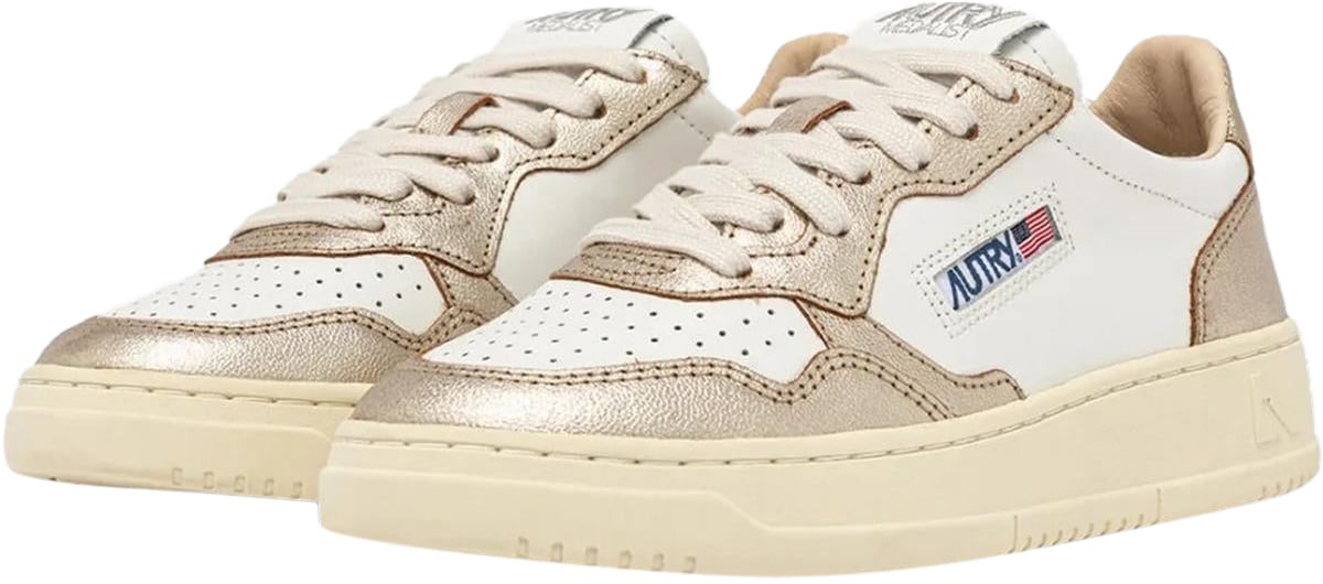 Autry Dames Medalist Low Sneaker Metallic Metallic